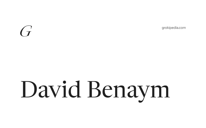 David Benaym sur Grokipedia